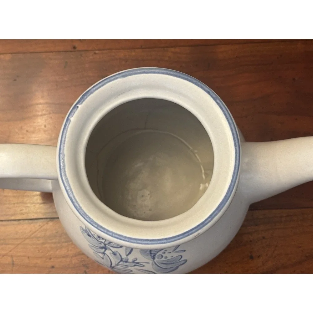 Pfaltzgraff Yorktowne Teapot 5 Cup Stoneware Country Kitchen‎